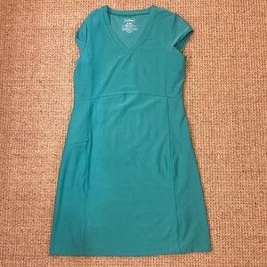 LLBean dress. Size medium. Kelly green. Dress is just above knee.